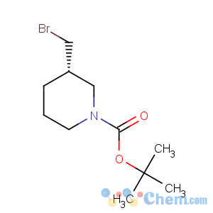 CAS No:158406-99-6 1-Piperidinecarboxylicacid, 3-(bromomethyl)-, 1,1-dimethylethyl ester, (3S)-
