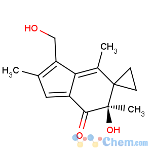 CAS No:158440-71-2 Spiro[cyclopropane-1,5'-[5H]inden]-7'(6'H)-one,6'-hydroxy-3'-(hydroxymethyl)-2',4',6'-trimethyl-, (6'R)-