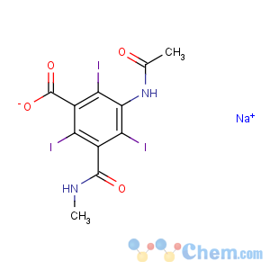 CAS No:15845-98-4 Benzoic acid,3-(acetylamino)diiodoiodo-131I-5-[(methylamino)carbonyl]-, sodium salt (1:1)
