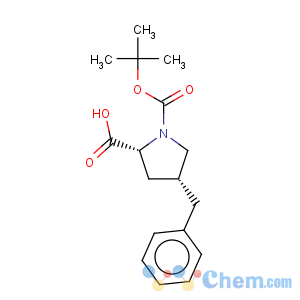CAS No:158459-13-3 1,2-Pyrrolidinedicarboxylicacid, 4-(phenylmethyl)-, 1-(1,1-dimethylethyl) ester, (2R-cis)- (9CI)