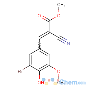 CAS No:158532-02-6 methyl 3-(3-bromo-4-hydroxy-5-methoxyphenyl)-2-cyanoprop-2-enoate