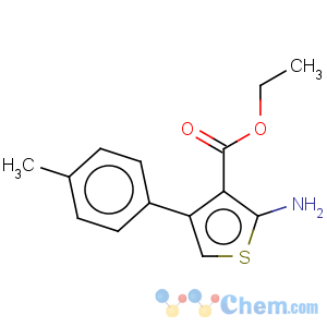 CAS No:15854-08-7 3-Thiophenecarboxylicacid, 2-amino-4-(4-methylphenyl)-, ethyl ester