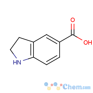 CAS No:15861-30-0 2,3-dihydro-1H-indole-5-carboxylic acid