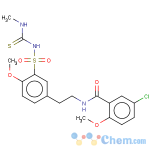 CAS No:158751-64-5 Benzamide,5-chloro-2-methoxy-N-[2-[4-methoxy-3-[[[(methylamino)thioxomethyl]amino]sulfonyl]phenyl]ethyl]-