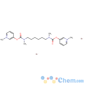 CAS No:15876-67-2 (1-methylpyridin-1-ium-3-yl)<br />N-methyl-N-[6-[methyl-(1-methylpyridin-1-ium-3-yl)oxycarbonylamino]<br />hexyl]carbamate