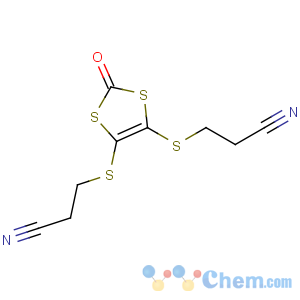 CAS No:158871-28-4 3-[[5-(2-cyanoethylsulfanyl)-2-oxo-1,<br />3-dithiol-4-yl]sulfanyl]propanenitrile