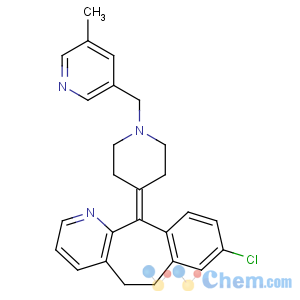 CAS No:158876-82-5 8-chloro-11-[1-[(5-methylpyridin-3-yl)methyl]piperidin-4-ylidene]-5,<br />6-dihydrobenzo[1,2]cyclohepta[2,4-b]pyridine