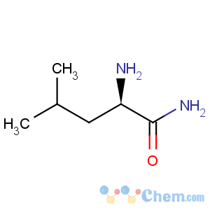 CAS No:15893-47-7 Pentanamide,2-amino-4-methyl-, (2R)-
