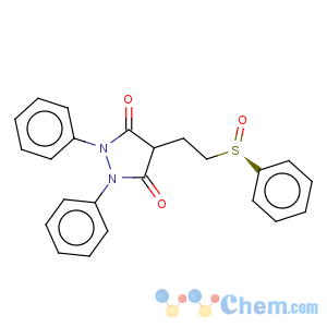CAS No:159000-47-2 3,5-Pyrazolidinedione,1,2-diphenyl-4-[2-[(R)-phenylsulfinyl]ethyl]-