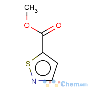 CAS No:15901-66-3 5-Isothiazolecarboxylicacid, methyl ester