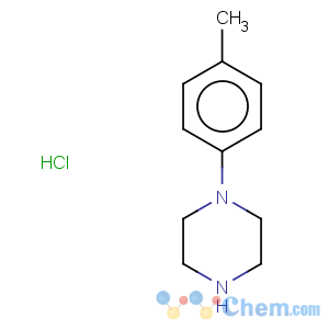 CAS No:159263-04-4 Piperazine,1-(4-methylphenyl)-, hydrochloride (1:1)