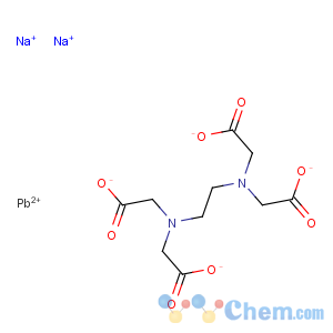 CAS No:15954-94-6 Plumbate(2-),[[N,N'-1,2-ethanediylbis[N-[(carboxy-kO)methyl]glycinato-kN,kO]](4-)]-, dihydrogen, (OC-6-21)- (9CI)
