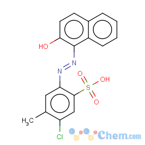 CAS No:15958-19-7 Benzenesulfonic acid,5-chloro-2-[2-(2-hydroxy-1-naphthalenyl)diazenyl]-4-methyl-