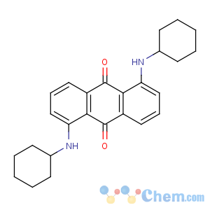 CAS No:15958-68-6 1,5-bis(cyclohexylamino)anthracene-9,10-dione