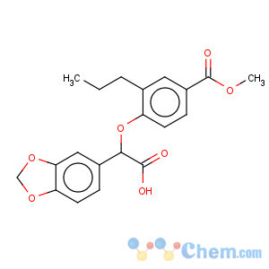 CAS No:159590-92-8 1,3-Benzodioxole-5-aceticacid, a-[4-(methoxycarbonyl)-2-propylphenoxy]-