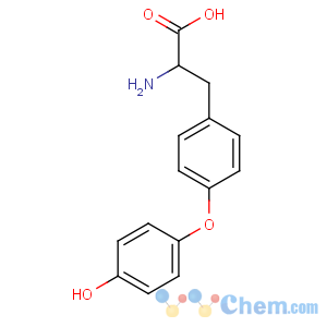 CAS No:1596-67-4 (2S)-2-amino-3-[4-(4-hydroxyphenoxy)phenyl]propanoic acid