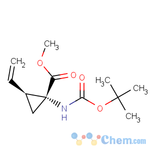 CAS No:159622-09-0 Cyclopropanecarboxylic acid,1-[[(1,1-dimethylethoxy)carbonyl]amino]-2-ethenyl-, methyl ester, (1R,2S)-