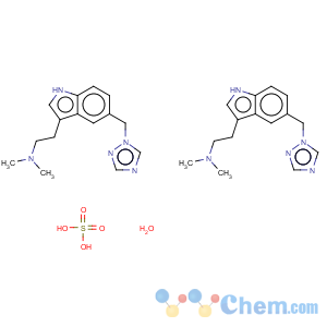 CAS No:159776-67-7 N,N-dimethyl-2-[5-(1H-1,2,4-triazol-1-ylmethyl)-1H-indol-3-yl]ethanamine sulfate hydrate (2:1:1)