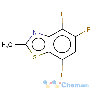 CAS No:159790-13-3 Benzothiazole,4,5,7-trifluoro-2-methyl-