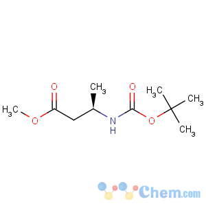 CAS No:159877-47-1 Butanoic acid,3-[[(1,1-dimethylethoxy)carbonyl]amino]-, methyl ester, (3R)-