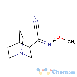 CAS No:159912-53-5 (3Z,3R)-N-methoxy-1-azabicyclo[2.2.2]octane-3-carboximidoyl cyanide