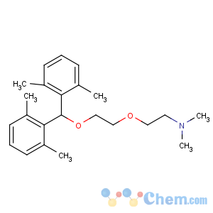 CAS No:1600-19-7 2-[2-[bis(2,6-dimethylphenyl)methoxy]ethoxy]-N,N-dimethylethanamine