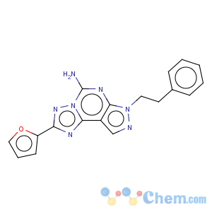 CAS No:160098-96-4 7H-Pyrazolo[4,3-e][1,2,4]triazolo[1,5-c]pyrimidin-5-amine,2-(2-furanyl)-7-(2-phenylethyl)-