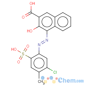 CAS No:16013-44-8 2-Naphthalenecarboxylicacid, 4-[2-(5-chloro-4-methyl-2-sulfophenyl)diazenyl]-3-hydroxy-