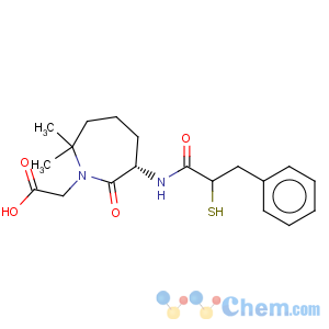 CAS No:160135-92-2 1H-Azepine-1-aceticacid,hexahydro-6-[[(2S)-2-mercapto-1-oxo-3-phenylpropyl]amino]-2,2-dimethyl-7-oxo-,(6S)-