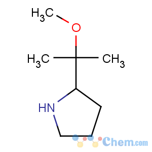 CAS No:160142-25-6 Pyrrolidine,2-(1-methoxy-1-methylethyl)-