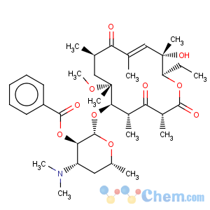 CAS No:160145-82-4 3-De[(2,6-dideoxy-3-C-methyl-3-O-methyl-a-L-ribo-hexopyranosyl)oxy]-10,11-didehydro-11-deoxy-6-O-methyl-3-oxo-erythromycin 2'-acetate