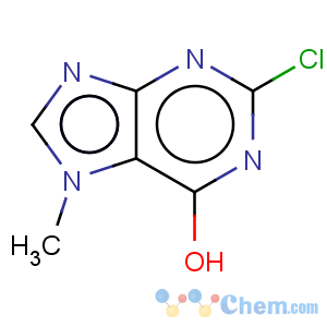 CAS No:16017-76-8 6H-Purin-6-one,2-chloro-1,7-dihydro-7-methyl-