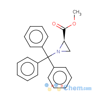 CAS No:160233-42-1 2-Aziridinecarboxylicacid, 1-(triphenylmethyl)-, methyl ester, (2R)-