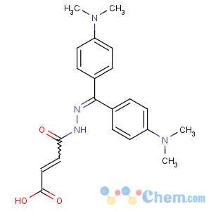 CAS No:160282-19-9 2-Butenedioic acid(2Z)-, mono[[bis[4-(dimethylamino)phenyl]methylene]hydrazide] (9CI)