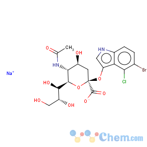 CAS No:160369-85-7 5-Bromo-4-chloro-3-indolyl-alpha-D-N-acetylneuraminic acid sodium salt