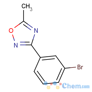 CAS No:160377-57-1 3-(3-bromophenyl)-5-methyl-1,2,4-oxadiazole