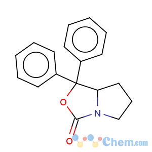 CAS No:160424-29-3 1H,3H-Pyrrolo[1,2-c]oxazol-3-one,tetrahydro-1,1-diphenyl-, (7aS)-