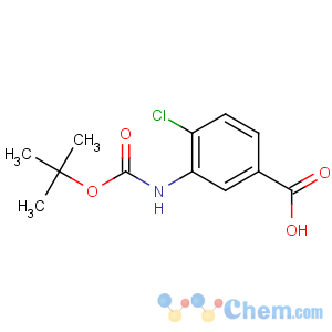 CAS No:160450-12-4 4-chloro-3-[(2-methylpropan-2-yl)oxycarbonylamino]benzoic acid