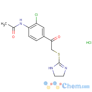 CAS No:160518-39-8 N-[2-chloro-4-[2-(4,<br />5-dihydro-1H-imidazol-2-ylsulfanyl)acetyl]phenyl]acetamide