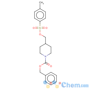 CAS No:160586-68-5 1-Piperidinecarboxylicacid, 4-[[[(4-methylphenyl)sulfonyl]oxy]methyl]-, phenylmethyl ester