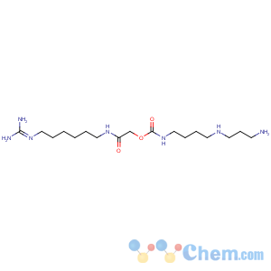 CAS No:160677-67-8 [2-[6-(diaminomethylideneamino)hexylamino]-2-oxoethyl]<br />N-[4-(3-aminopropylamino)butyl]carbamate