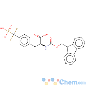 CAS No:160751-44-0 L-Phenylalanine,4-(difluorophosphonomethyl)-N-[(9H-fluoren-9-ylmethoxy)carbonyl]-L-Phenylalanine,4-(difluorophosphonomethyl)-N-[(9H-fluoren-9-ylmethoxy)carbonyl]-