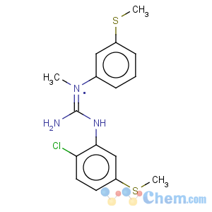 CAS No:160754-76-7 Guanidine,N'-[2-chloro-5-(methylthio)phenyl]-N-methyl-N-[3-(methylthio)phenyl]-