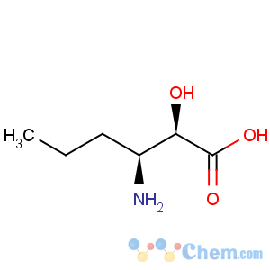 CAS No:160801-75-2 (2R,3S)-3-Amino-2-hydroxyhexanoic acid