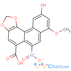 CAS No:160806-26-8 10-hydroxy-8-methoxy-6-nitronaphtho[2,1-g][1,3]benzodioxole-5-carboxylic<br />acid