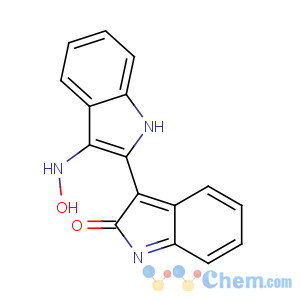 CAS No:160807-49-8 3-[3-(hydroxyamino)-1H-indol-2-yl]indol-2-one