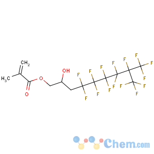 CAS No:16083-81-1 [4,4,5,5,6,6,7,7,8,9,9,<br />9-dodecafluoro-2-hydroxy-8-(trifluoromethyl)nonyl] 2-methylprop-2-enoate