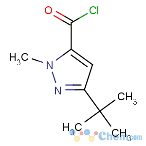 CAS No:160842-62-6 5-tert-butyl-2-methylpyrazole-3-carbonyl chloride