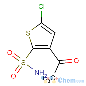 CAS No:160982-10-5 3-acetyl-5-chlorothiophene-2-sulfonamide