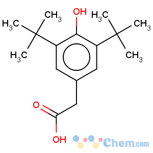 CAS No:1611-03-6 2-[3,5-di(tert-butyl)-4-hydroxyphenyl]acetic acid